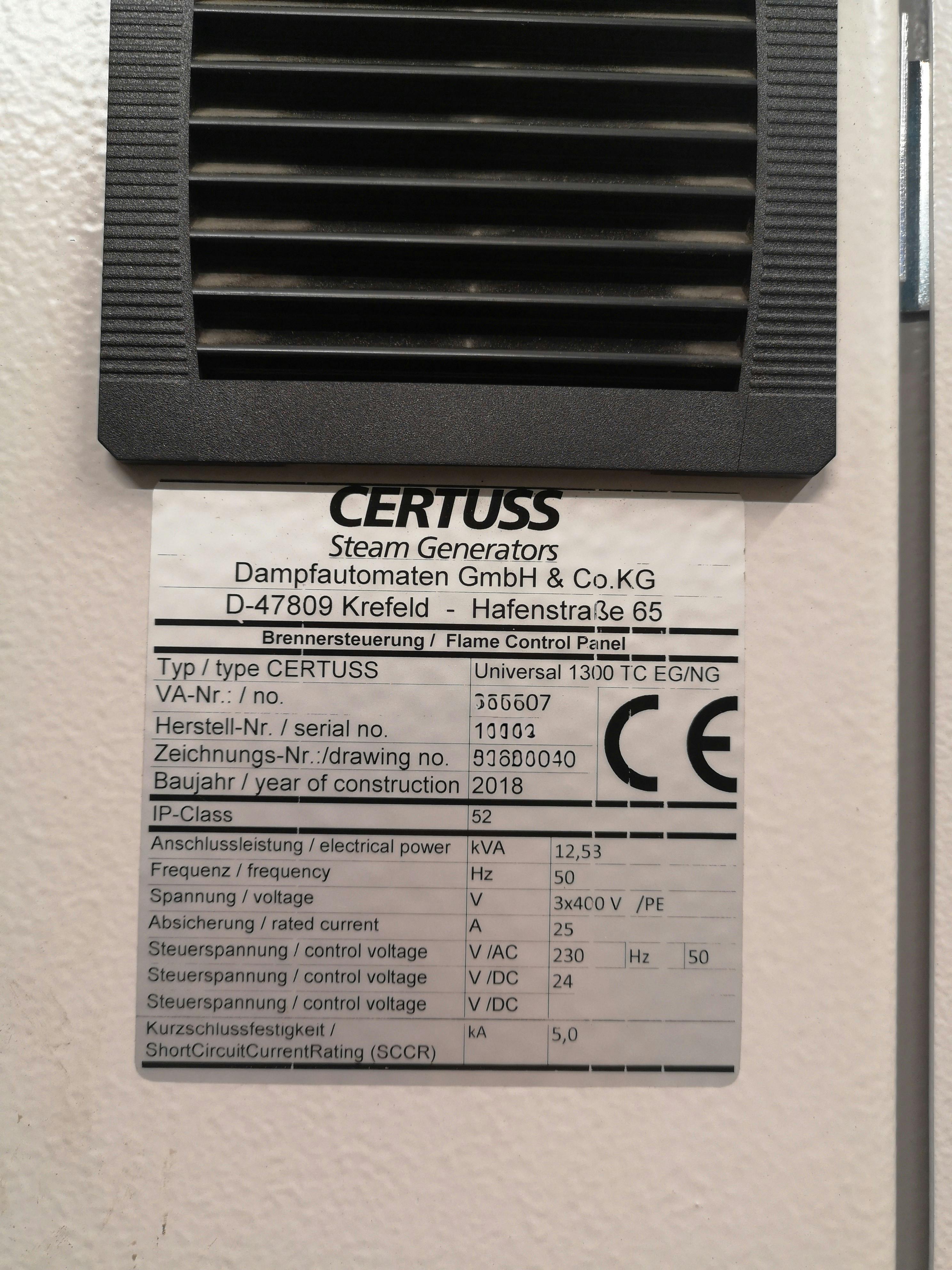 Détail of Certuss Universal 1300 TC 