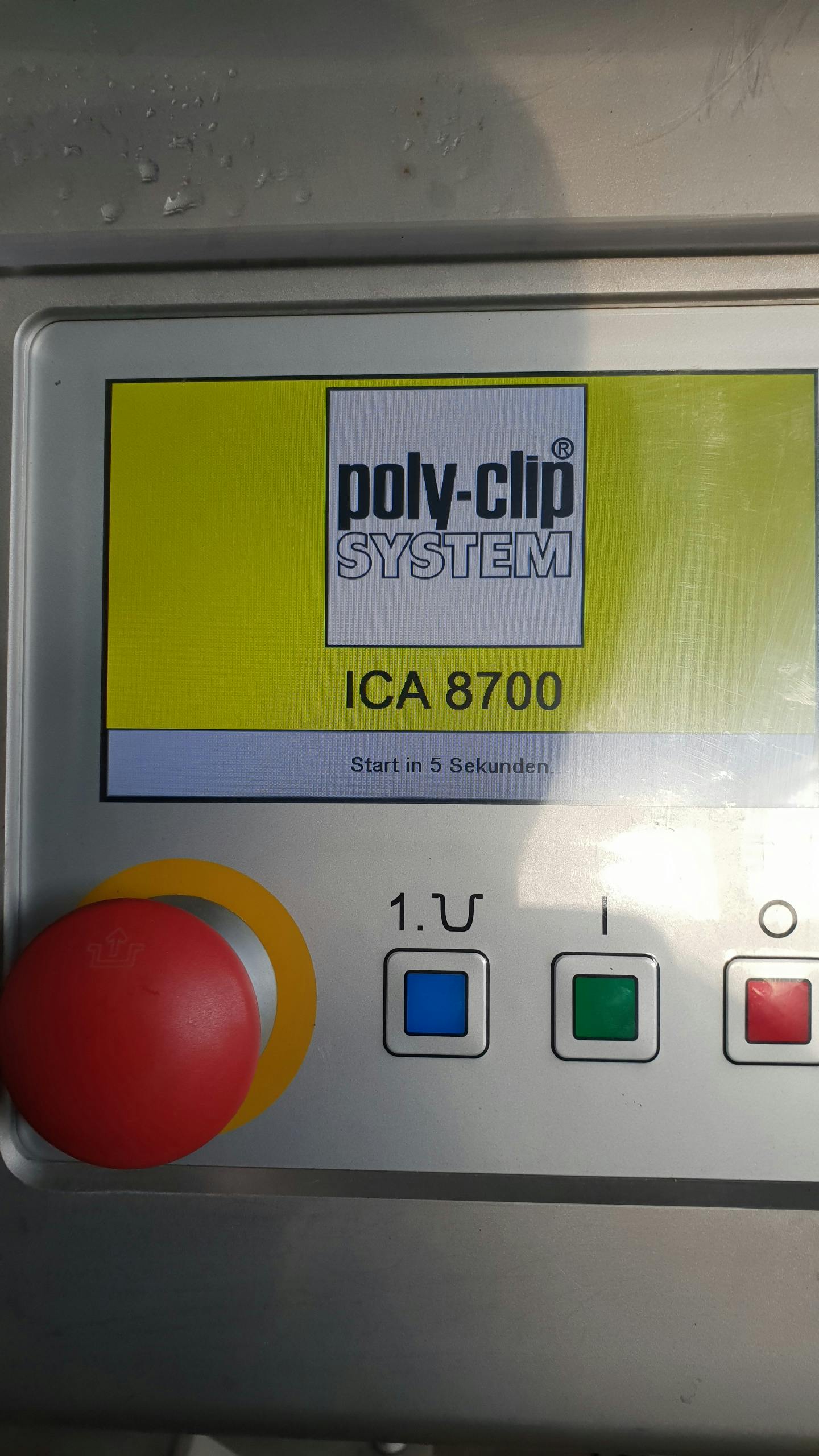 Unité de contrôle of POLYCLIP ICA 8700 